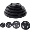 Disco Olimpico Rubber Negro 5, 10, 15, 20, 25Kg