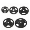 Disco Olimpico Rubber Negro 5, 10, 15, 20, 25Kg