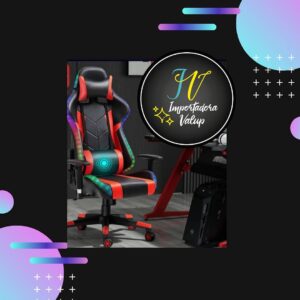 Silla Gamer Negro y Rojo