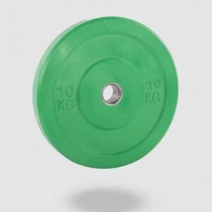Par Discos Bumper verde 10 Kilos